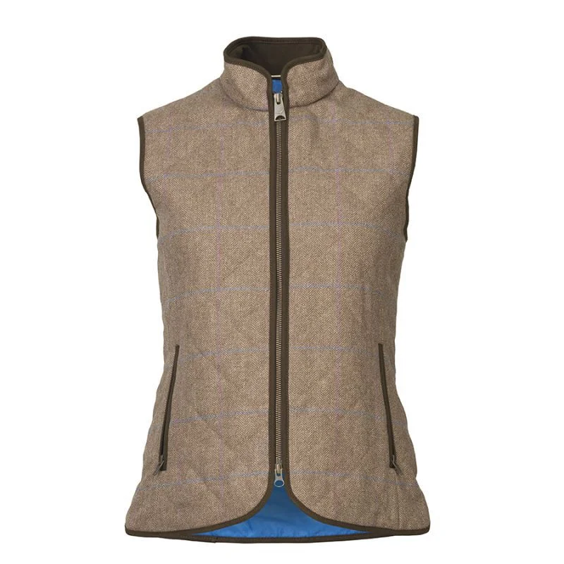 Exclusive Savings premium puffer coatLaksen Ladies Tweed Quilted Vest - Ness Tweed