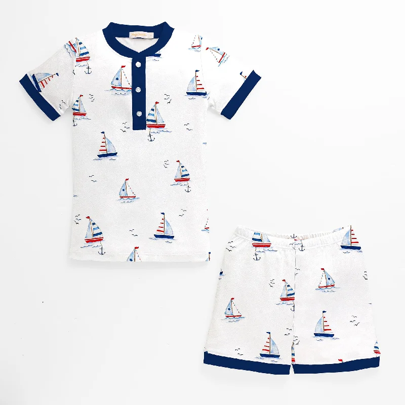 Midnight Madness stylish party dressSailing Boats Short Set