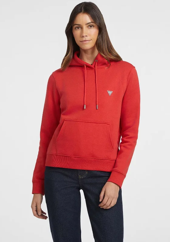 Great Deals graphic hoodie with printGuess Womens Mini Patch Logo Hoodie, Red