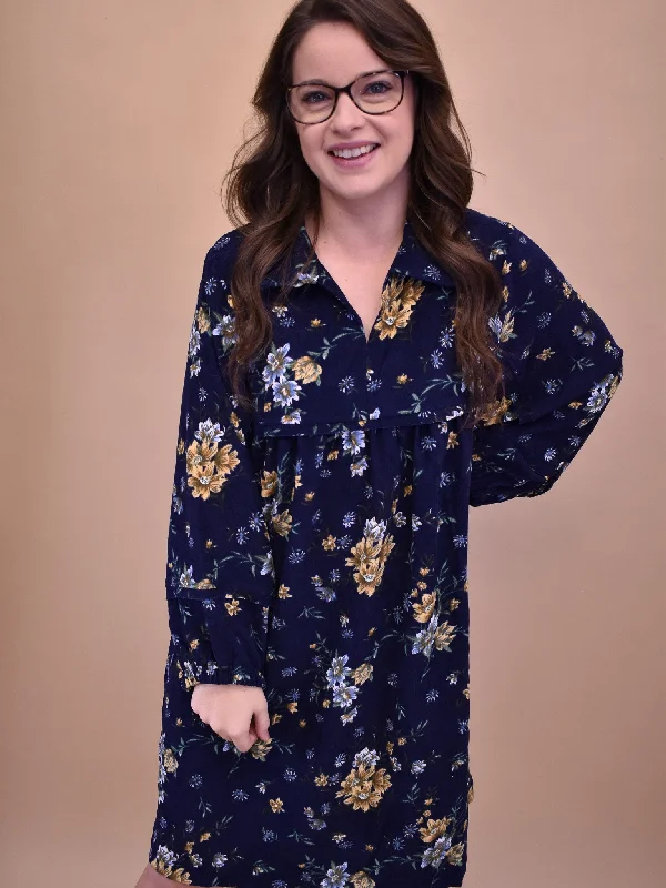 New Deals Favorite Song Floral Print Mini Dress