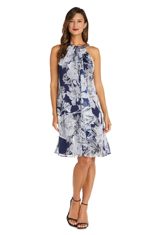 Best Seller satin dressR&M Richards 9359 Short Cocktail Chiffon Dress Sale