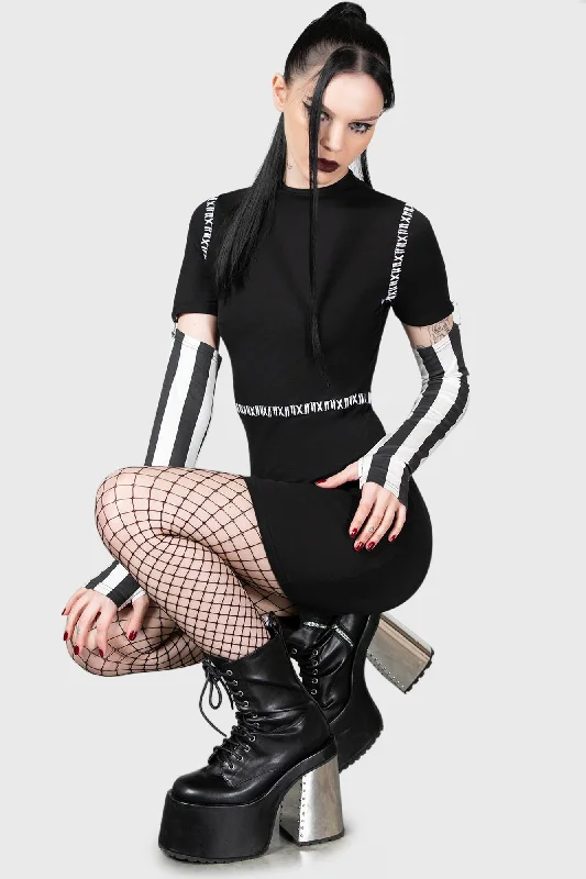 Flash Deals Stripes & Stitches Dress - Resurrect