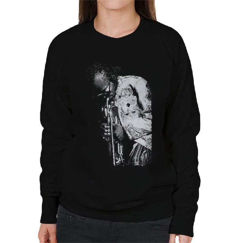 Price Cut premium athletic sweatshirtMiles Davis Playing In London 1986 Women's Sweatshirt Price Cut premium athletic sweatshirtMiles Davis Playing In London 1986 Women's Sweatshirt