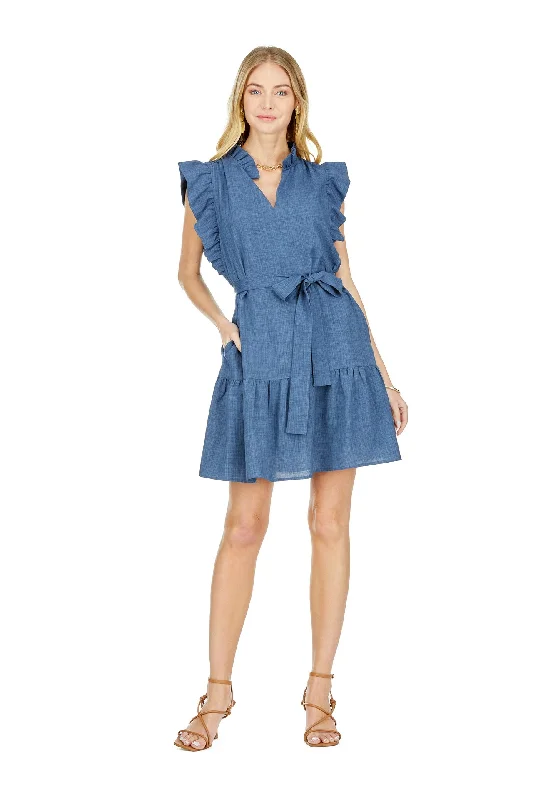 Seasonal Sale evening dressRUFFLES DRESS