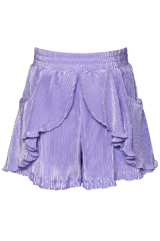 Today's Special minimalistic dressPleated Ruffle Shorts