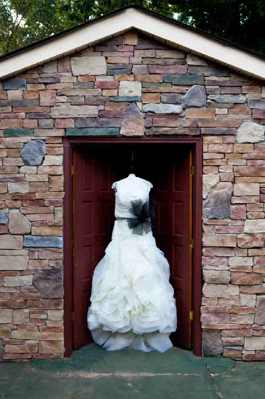Price Reduction Vera Wang Vera Wang / Organza Fit and Flare Style VW351011