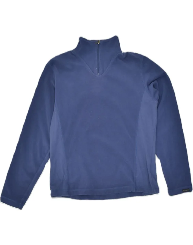 Midnight Madness cozy hoodieCOLUMBIA Womens Zip Neck Fleece Jumper Medium Blue Polyester Midnight Madness cozy hoodieCOLUMBIA Womens Zip Neck Fleece Jumper Medium Blue Polyester