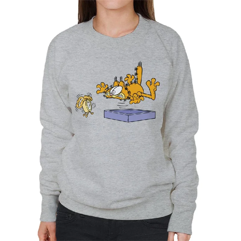 Garfield Alarm Clock Wake Up Women's Sweatshirt