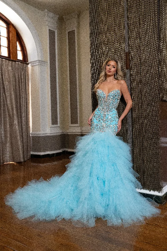 Crazy Deals sophisticated dressRachel Allan 50346 Fitted Long Prom Formal Dress