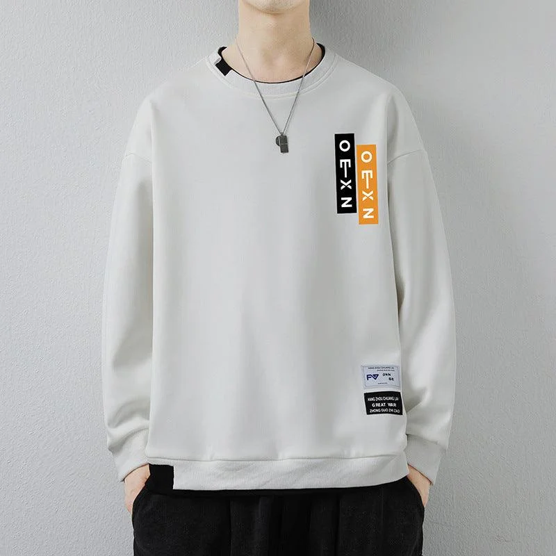 Men's Casual Sweatshirt Round Neck