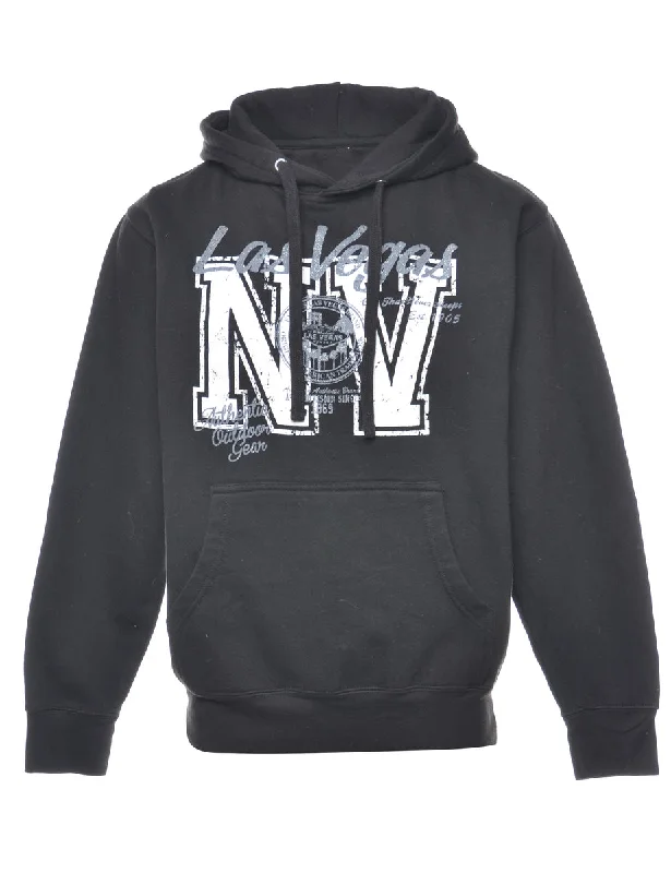 Las Vegas Printed Hoodie - M