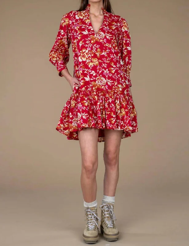 Chloe Dress In Lodge Floral