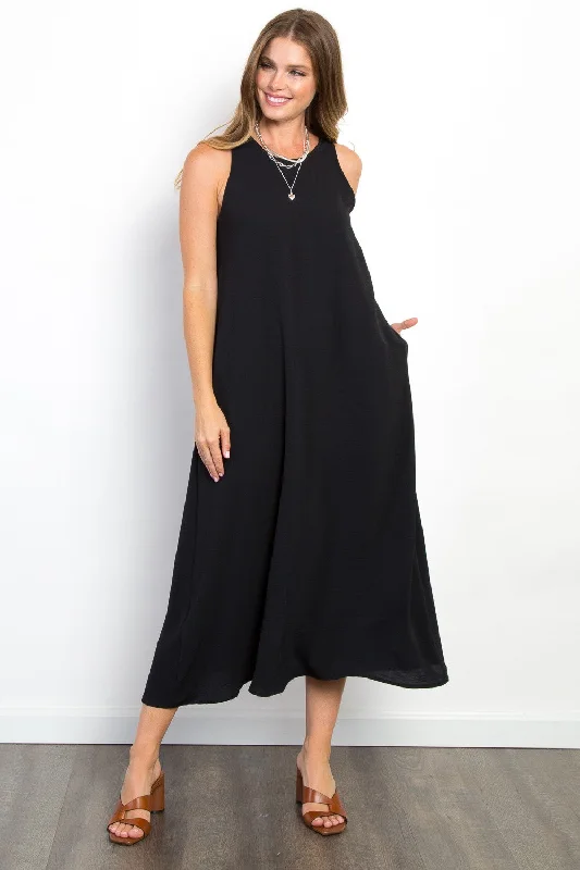 Extra Discounts puff sleeve dressBe Stage Midi Tank Dress with Pockets