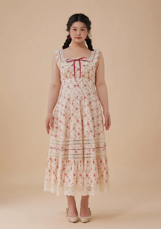Steals and Deals Curve & Plus Red Garnet Corset Dress