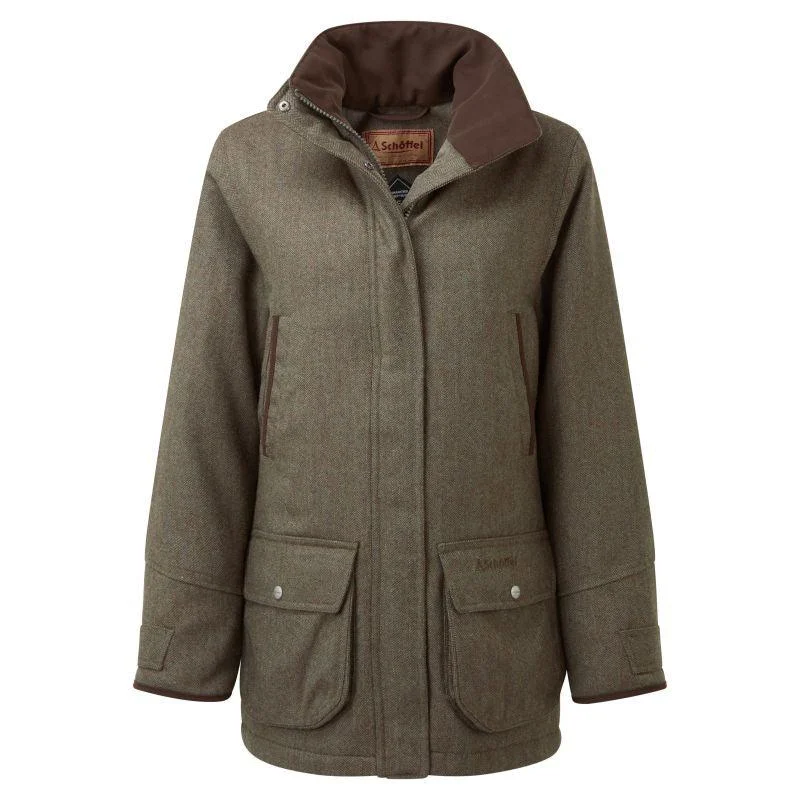 Unmissable Offer fitted trench coatSchoffel Ptarmigan GORE-TEX Ladies Tweed Waterproof Coat - Loden Green Herringbone Tweed Unmissable Offer fitted trench coatSchoffel Ptarmigan GORE-TEX Ladies Tweed Waterproof Coat - Loden Green Herringbone Tweed