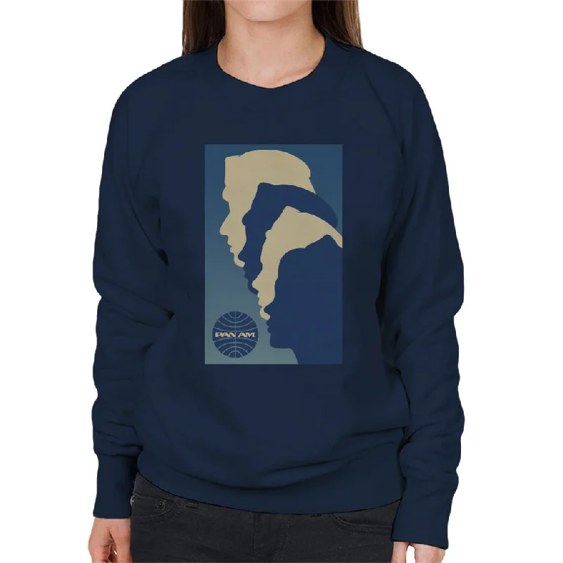 Big Discounts lightweight fitness hoodiePan Am Crew Silhouette Women's Sweatshirt