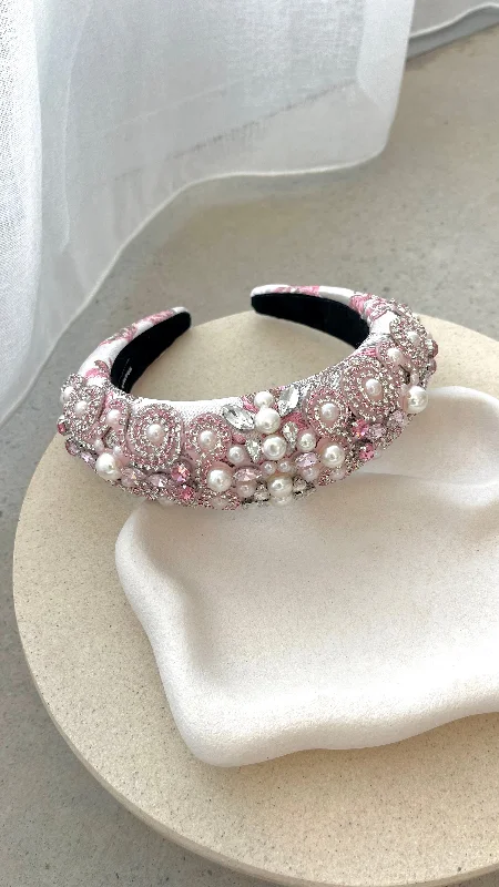 Markdown Madness Anna Headband - Pink