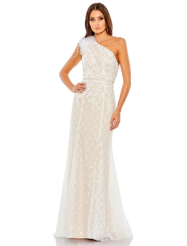 Clearance Items silk dressMac Duggal 11317 Ivory 14 Sale