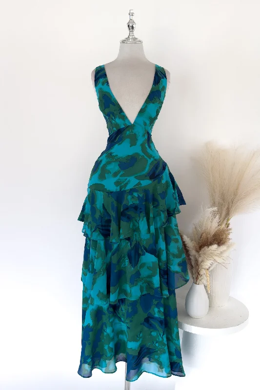 Price Cut Marina Maxi Dress - Green
