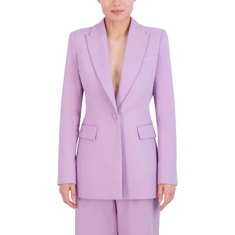 Amazing Deals casual trench coatWomens V-Neck Peak One-Button Blazer