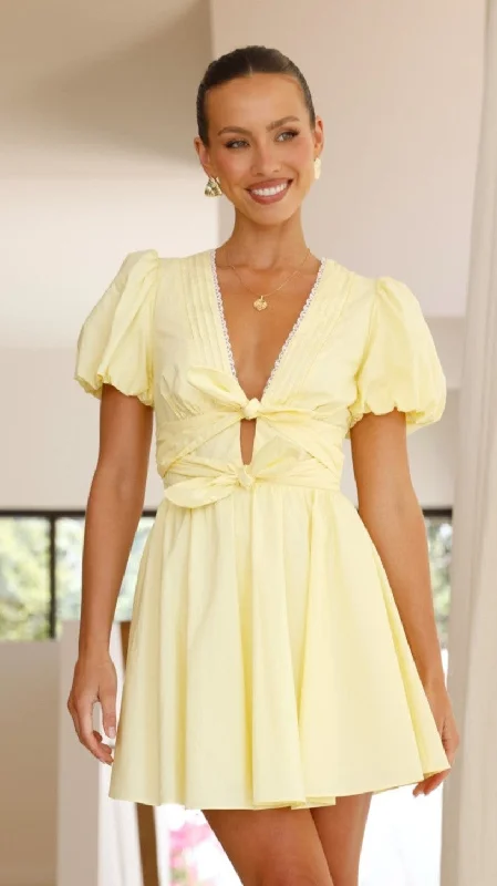 Unbeatable Prices Kaloni Mini Dress - Yellow