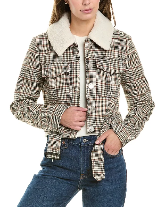 New Markdowns functional coatAvec Les Filles Cropped Cargo Pocket Jacket
