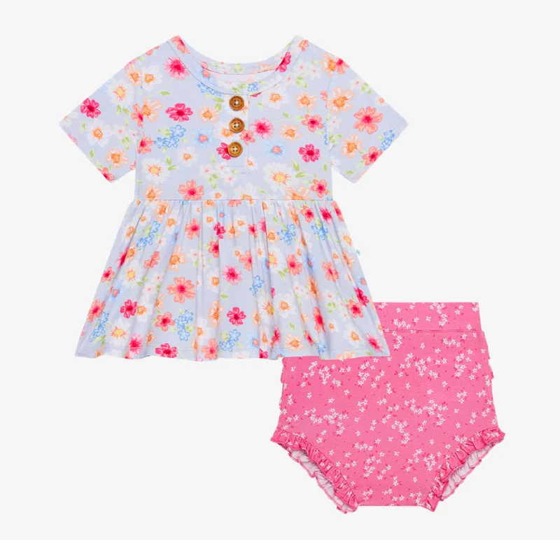 Shop and Save chic wrap dressPosh Peanut Carissa Bloomer Set
