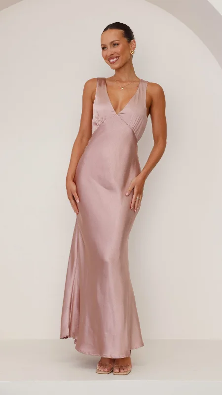 Special Promotion Sofia Maxi Dress - Dusty Pink