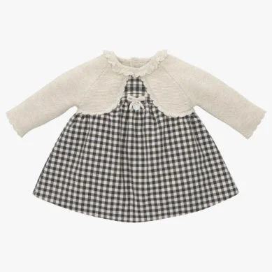 Special Buy one-shoulder dressCheckered Baby Dress