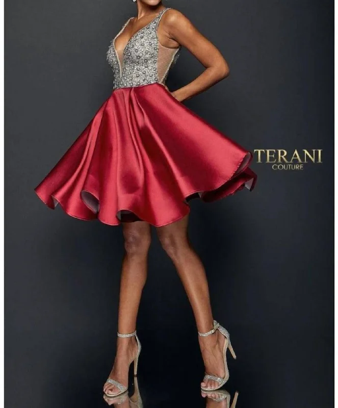Bargain Blast bodycon dressFit And Flare In Wine
