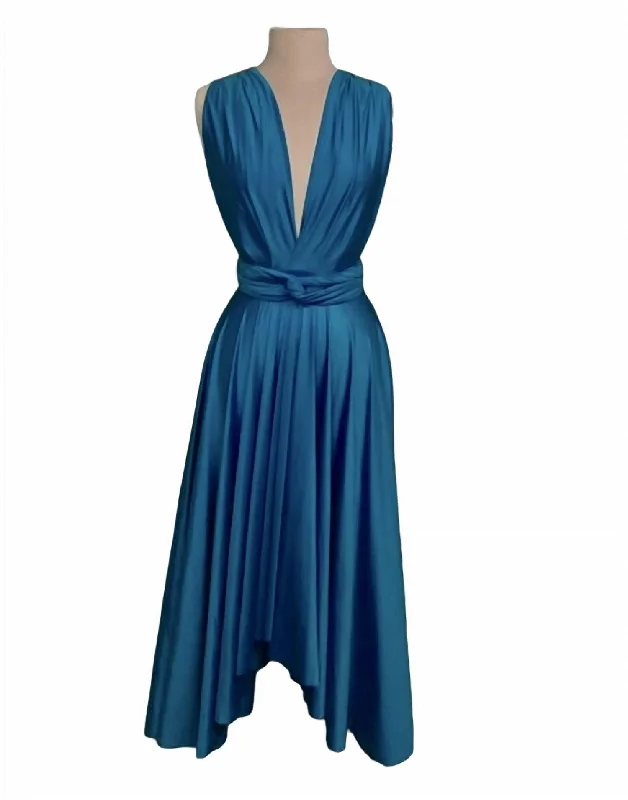 Deal of the Week boho-chic dressNadia Wrap Dress In Blue