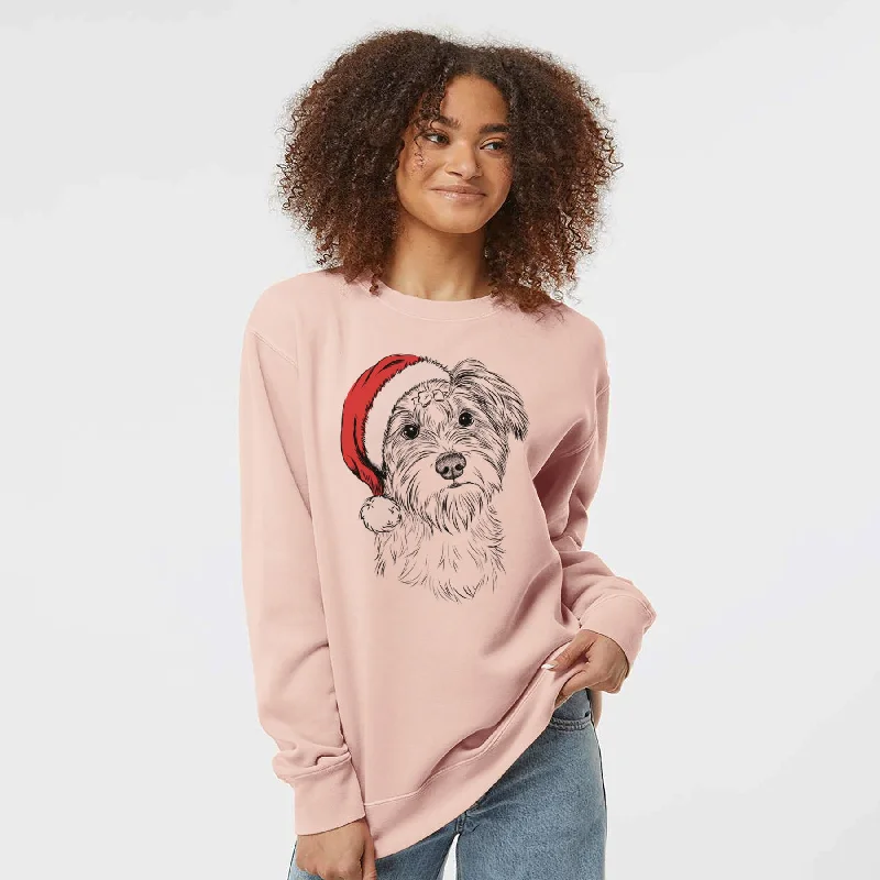 Inventory Reduction workout-ready hoodieSanta Birdee the Schnauzer Mix - Unisex Pigment Dyed Crew Sweatshirt Inventory Reduction workout-ready hoodieSanta Birdee the Schnauzer Mix - Unisex Pigment Dyed Crew Sweatshirt