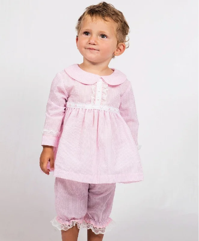 Fantastic Deals casual day dressPink Seersucker Pajama