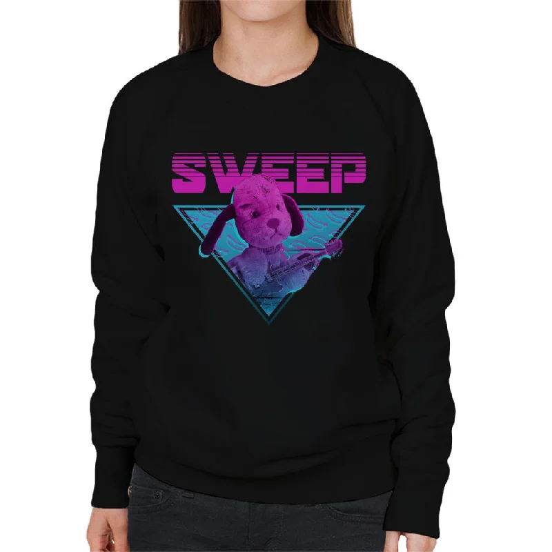 Seasonal Sale athletic style hoodieSooty Sweep Guitar Vaporwave Women's Sweatshirt