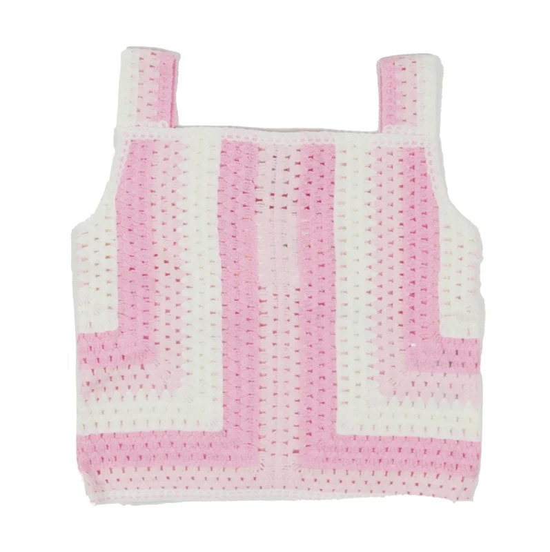 Deal of the Week bodycon dressPink Stripe Crochet Top