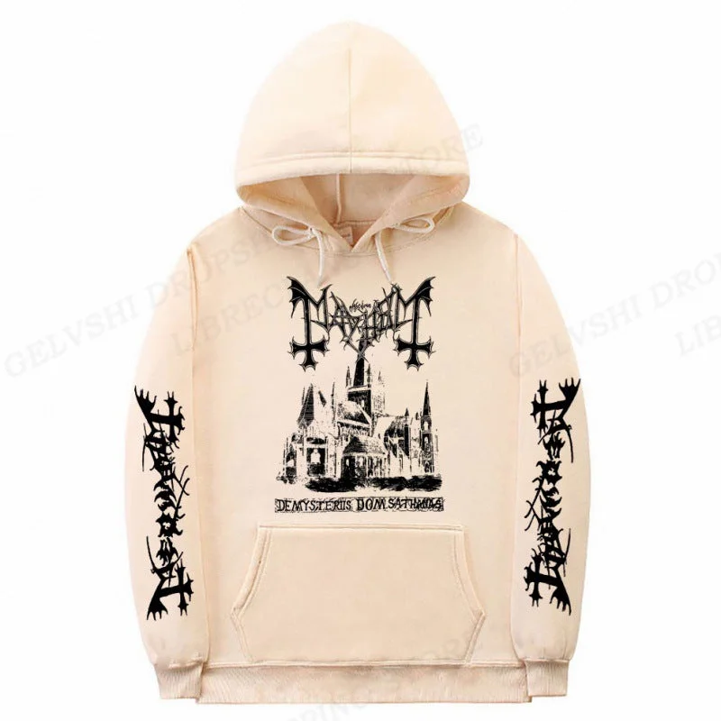 Solid Printed Fashion Hoodie