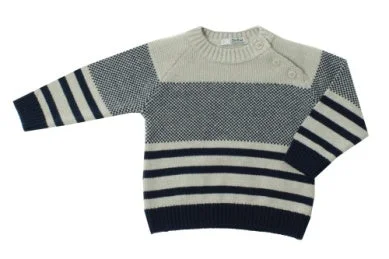 Early Access floral dressNavy Striped Sweater