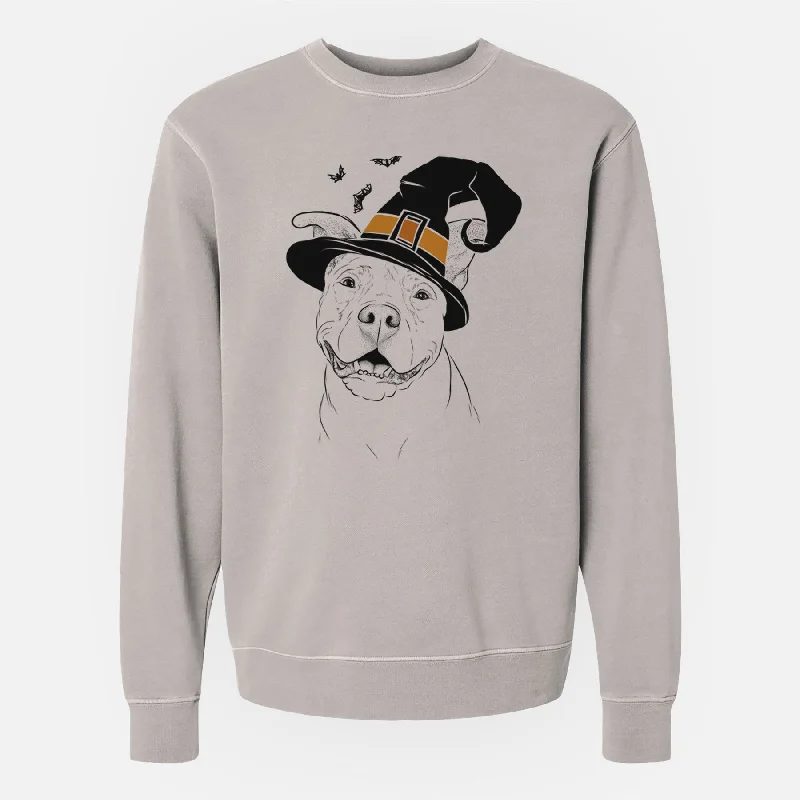 Amazing Deals fashion sportswear hoodieWitch Malibu the Staffordshire Terrier/Pitbull Mix - Unisex Pigment Dyed Crew Sweatshirt Amazing Deals fashion sportswear hoodieWitch Malibu the Staffordshire Terrier/Pitbull Mix - Unisex Pigment Dyed Crew Sweatshirt