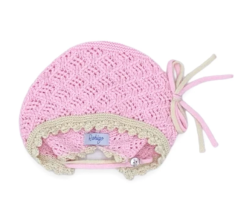 Special Buy wrap dressPink Crochet Bonnet