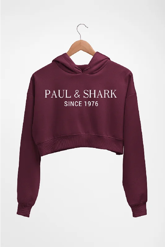 Paul & Shark Crop HOODIE FOR WOMEN