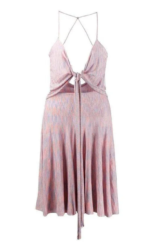 Steals and Deals puff sleeve dressPink Monaco Wrap Dress
