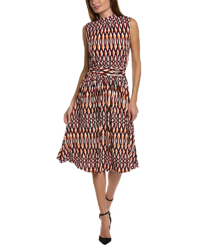 Can't Be Beat form-fitting dressLeota Retro Stripes Midi Dress