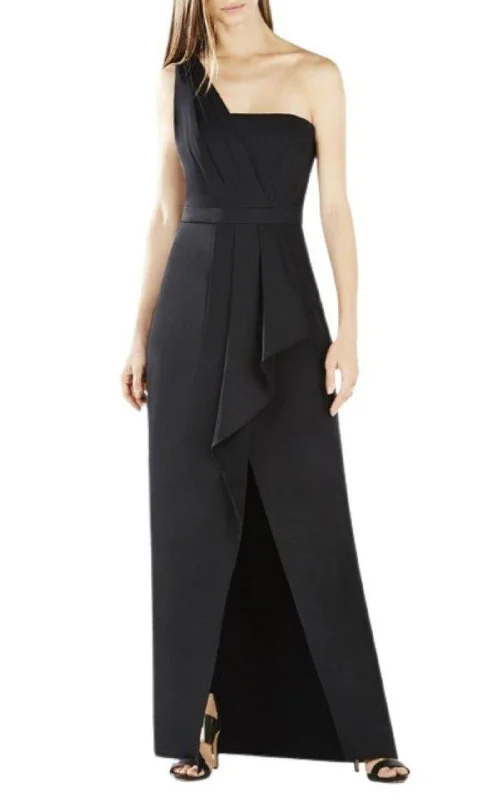 Price Reduction casual dressKristine One-Shoulder Peplum Gown