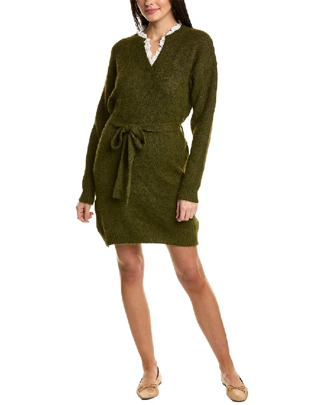 Exclusive Preview ashionable dressANNA KAY Wool-Blend Mini Dress