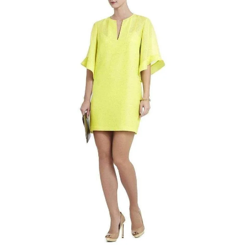 Stock Clearance elegant evening dressTati Ruffle Sleeve Dress