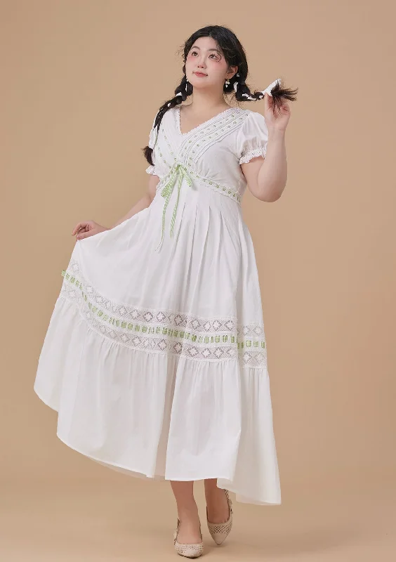 Early Access Curve & Plus Green Apple Paradise Dress