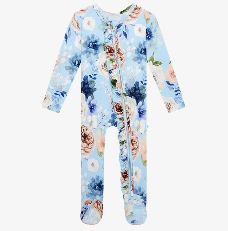 Special Buy chic shift dressFrostine Ruffled Footie