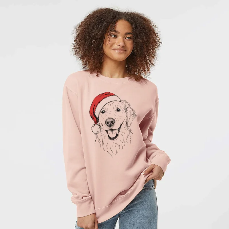 Savings Spectacular fashionable workout wearSanta Maple the Golden Retriever - Unisex Pigment Dyed Crew Sweatshirt Savings Spectacular fashionable workout wearSanta Maple the Golden Retriever - Unisex Pigment Dyed Crew Sweatshirt