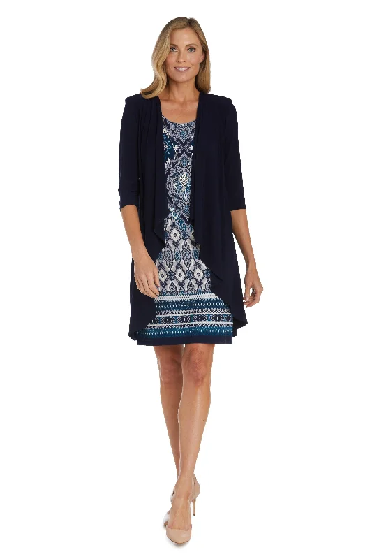 Bargain Blast trendy mini dressR&M Richards 9667P Two Piece Short Petite Dress