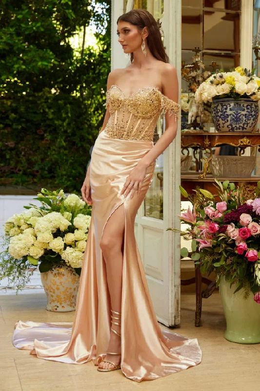 Price Break printed dressSequin Long Fitted Formal Fringe Prom Dress
